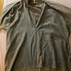 Miranda Bennett Studio Raw Silk Everyday Top Tye Die